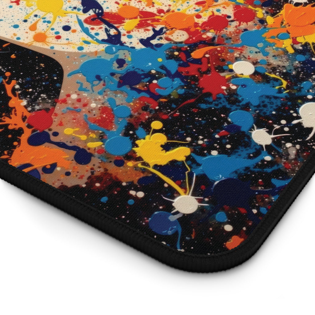 Anime Girl Desk Mat – Painted Splash Art Style