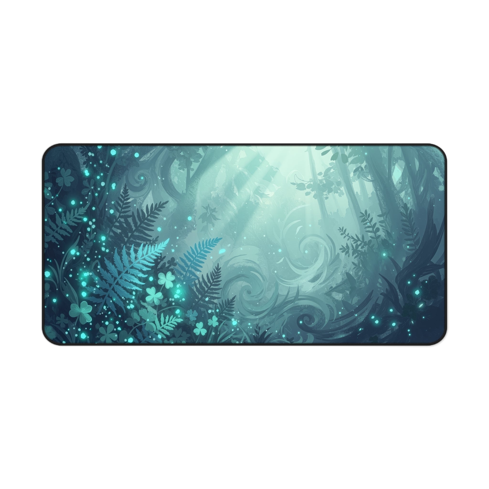 Magical Forest Desk Mat – Enchanted Fantasy Art