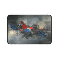 Cyber Abstract Desk Mat – Red White Blue Patriotic Art