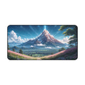 Mystic Mountain Desk Mat – Fantasy Landscape Art
