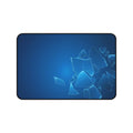 Blue Shattered Glass Desk Mat – Abstract Art