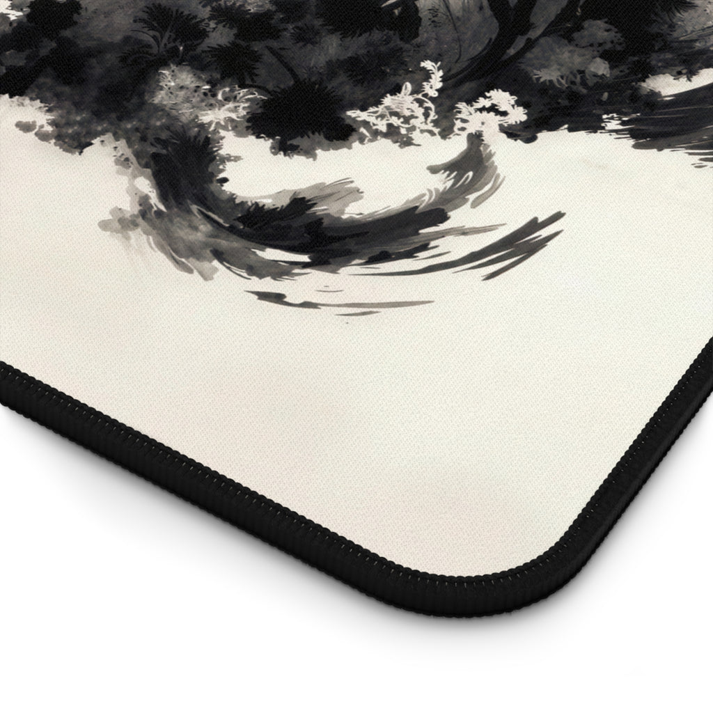 Shanshui Tiger Desk Mat – Chinese Ink Wash Art
