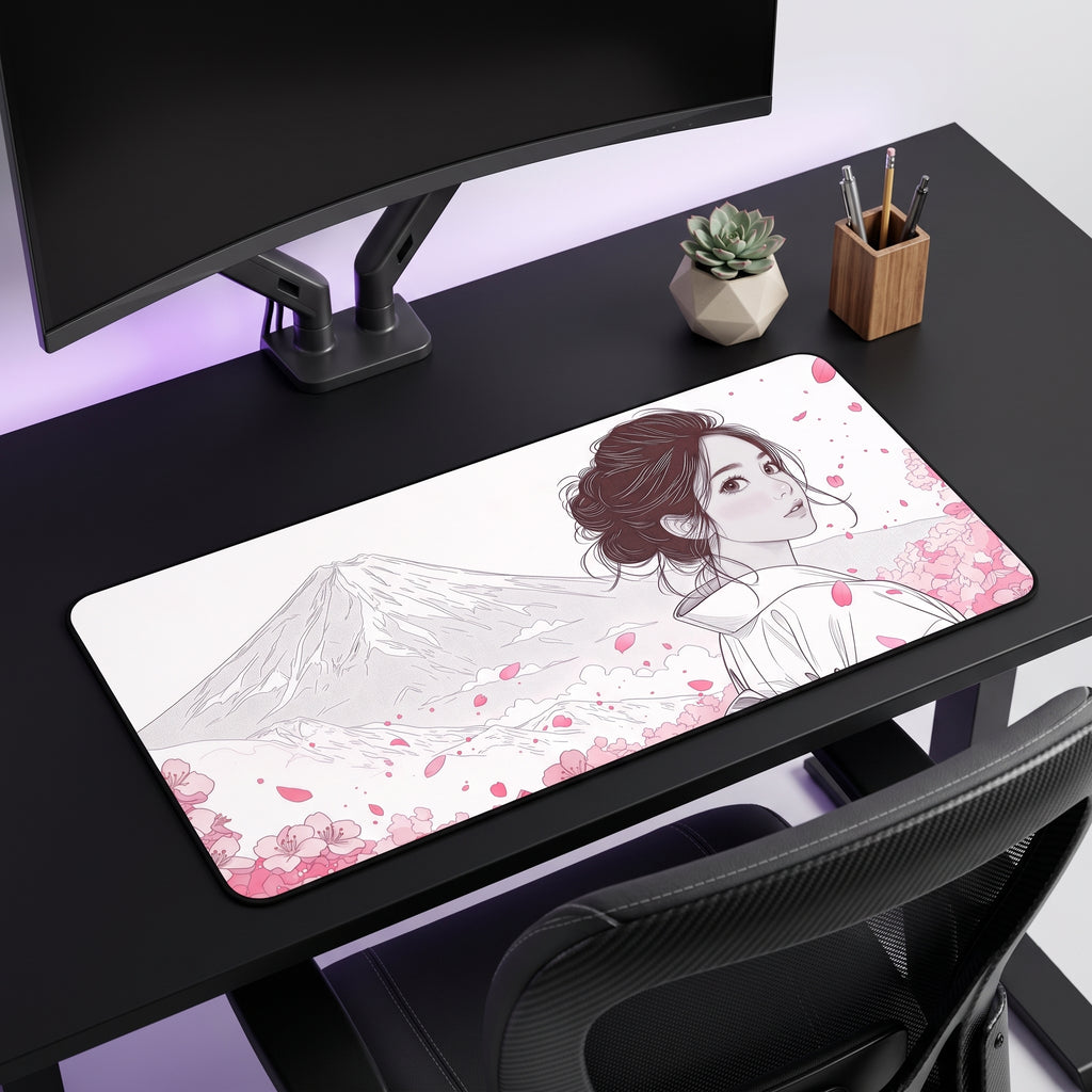 Geisha Kimono Desk Mat – Japanese Traditional Art