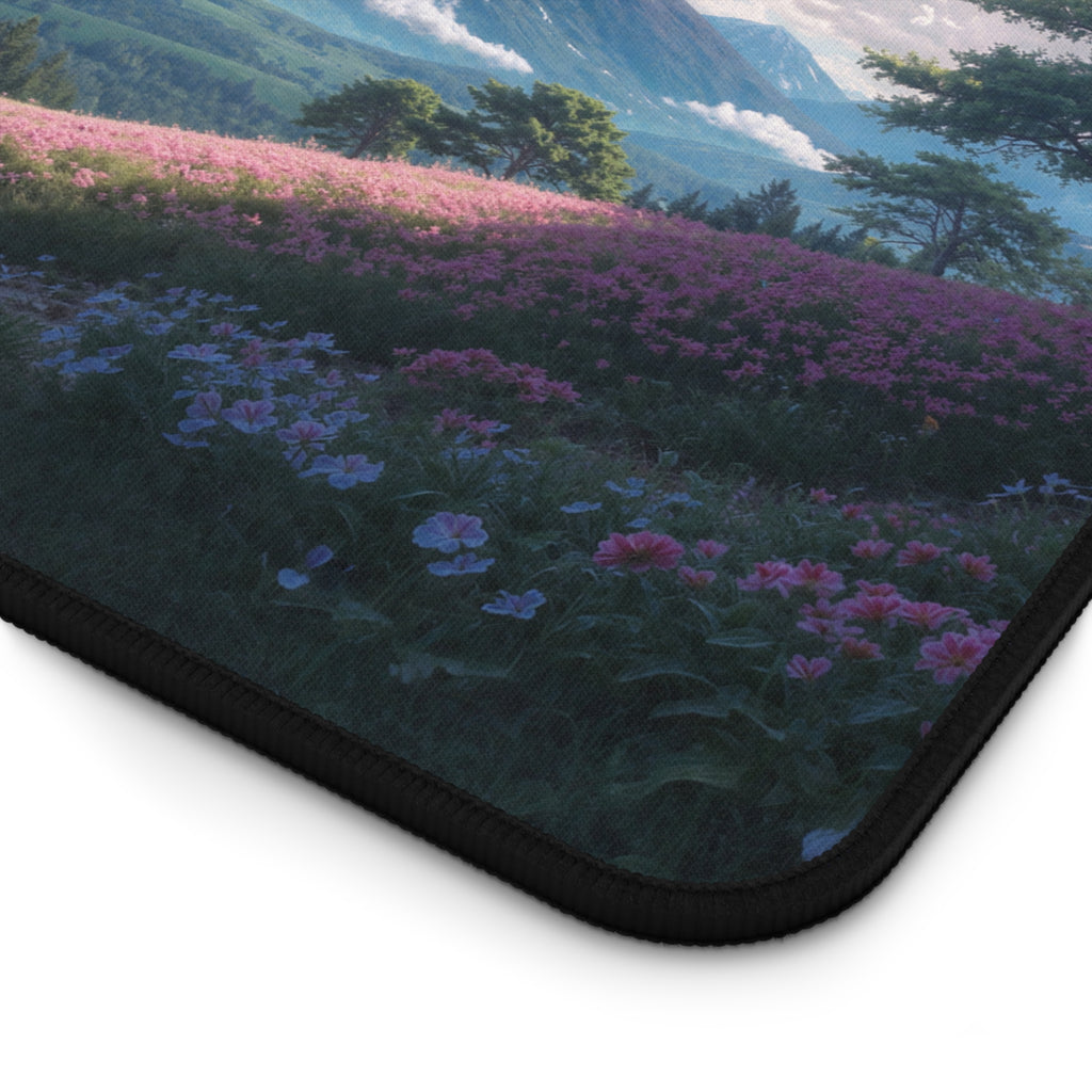 Mystic Mountain Desk Mat – Fantasy Landscape Art