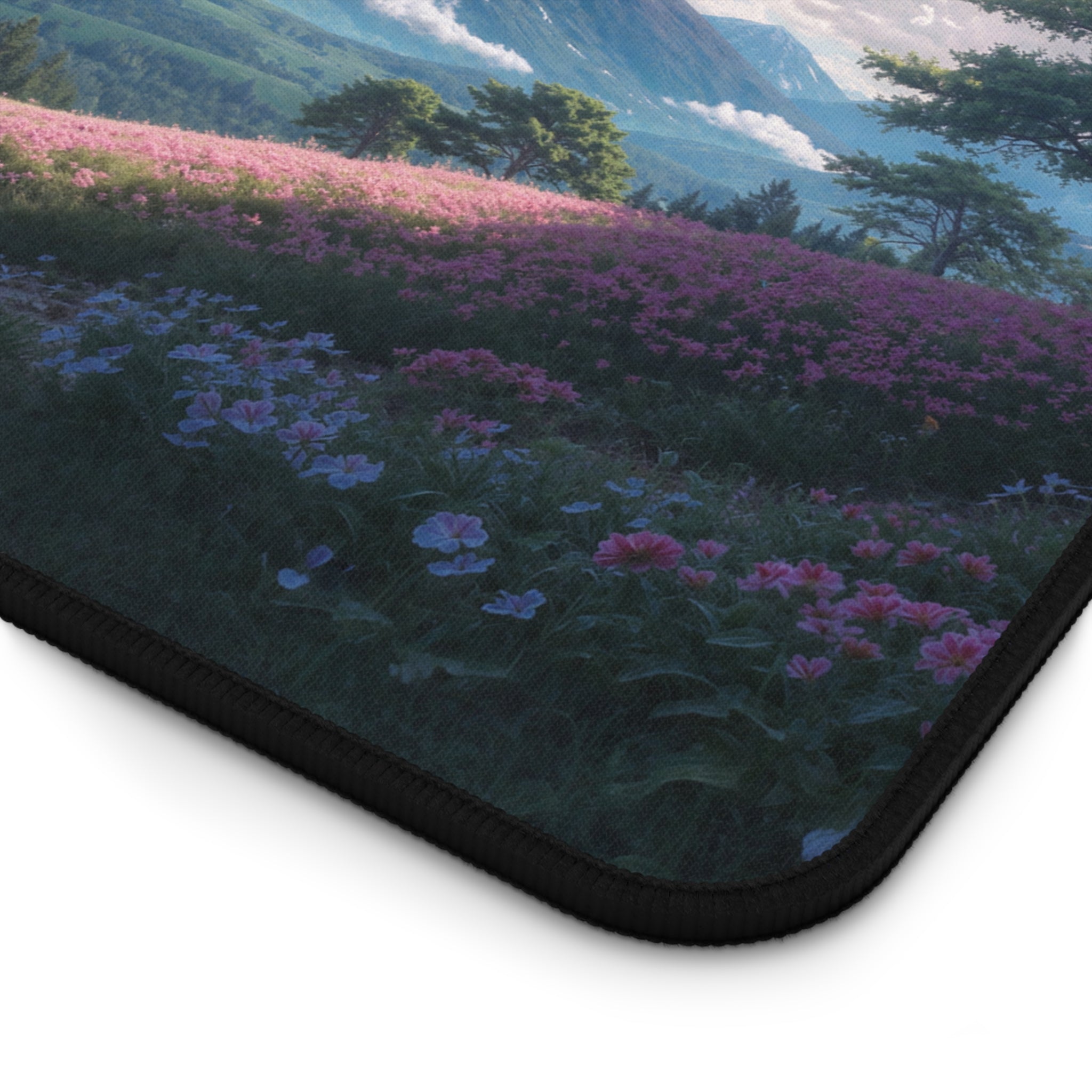 Mystic Mountain Desk Mat – Fantasy Landscape Art