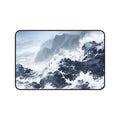 Sumi-e Ink Ocean Wave Desk Mat – Japanese Brush Art