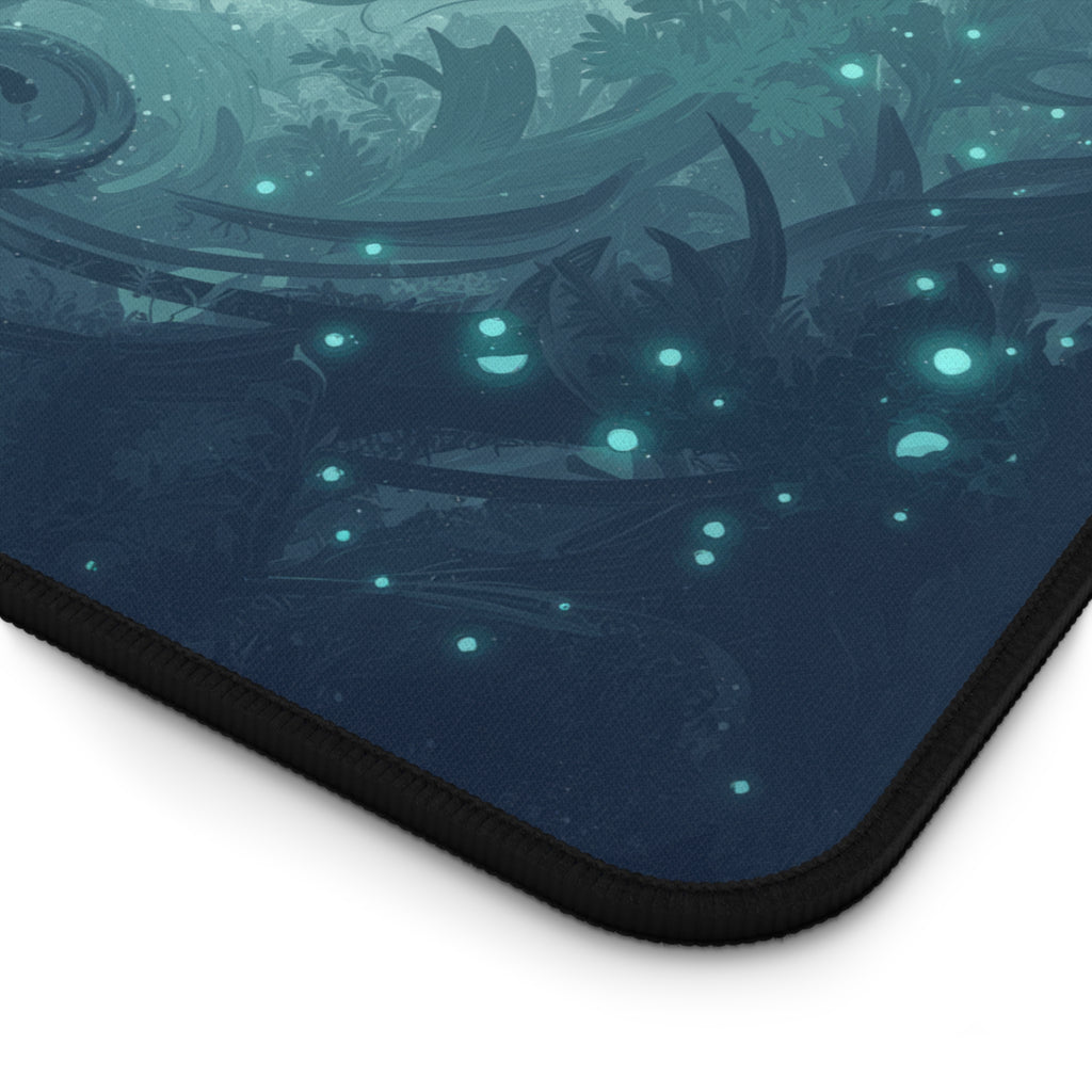 Magical Forest Desk Mat – Enchanted Fantasy Art